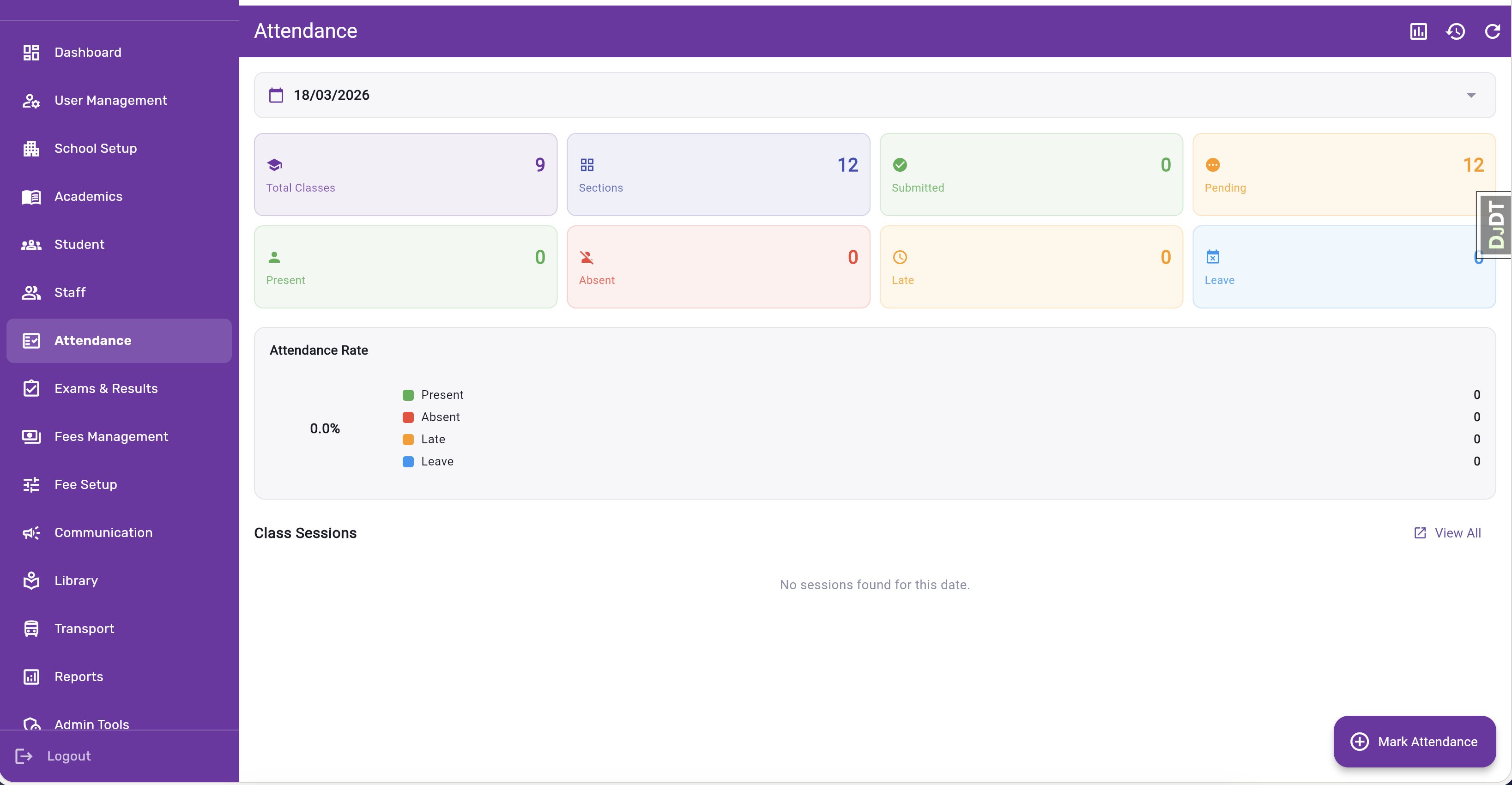 School Attendance Software India 2026 — SMS WhatsApp Alert to Parents — Pathshala ERP